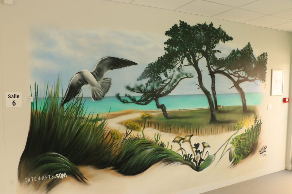 fresque paysage naturel art thérapie