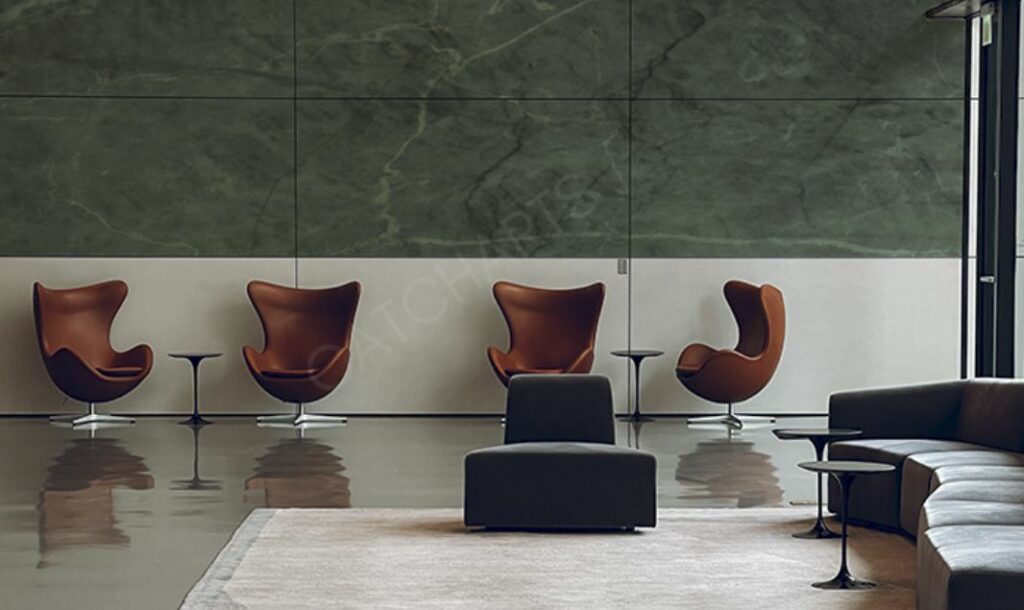 intérieur minimaliste motif marbre