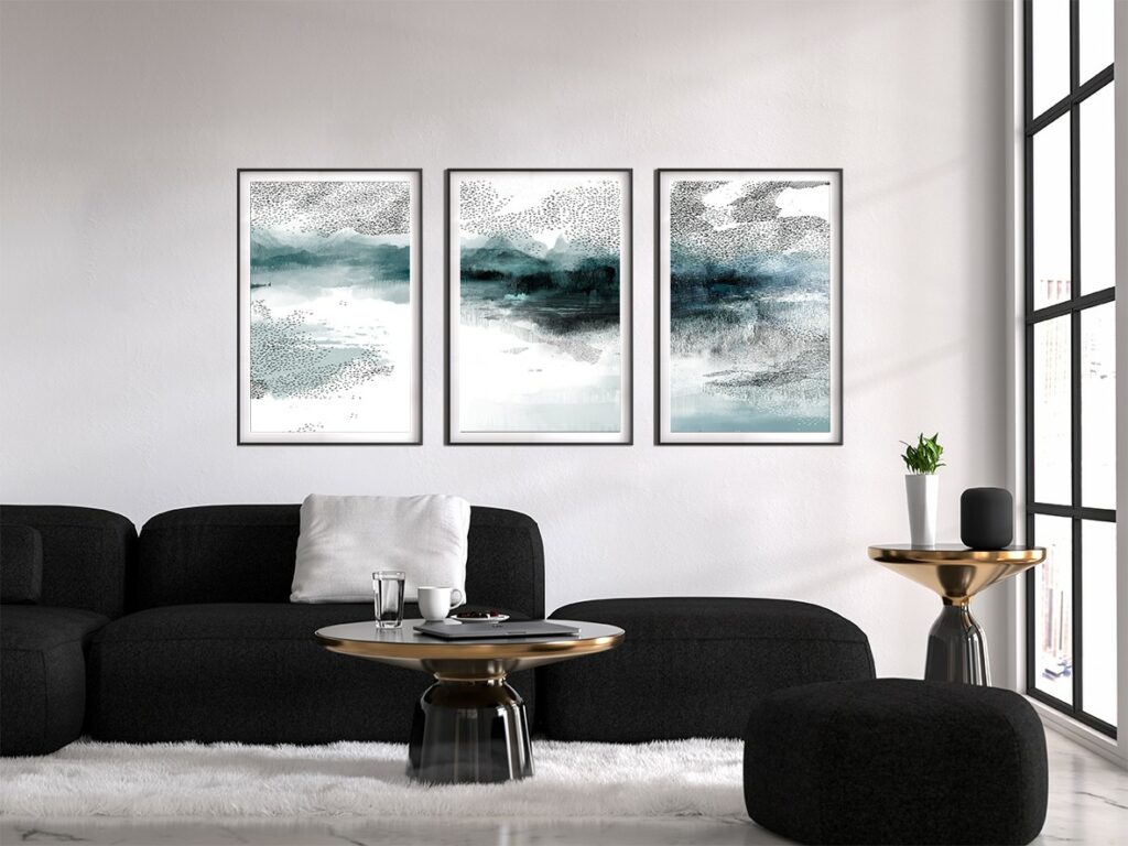 cadre brume de seine décoration interieur
