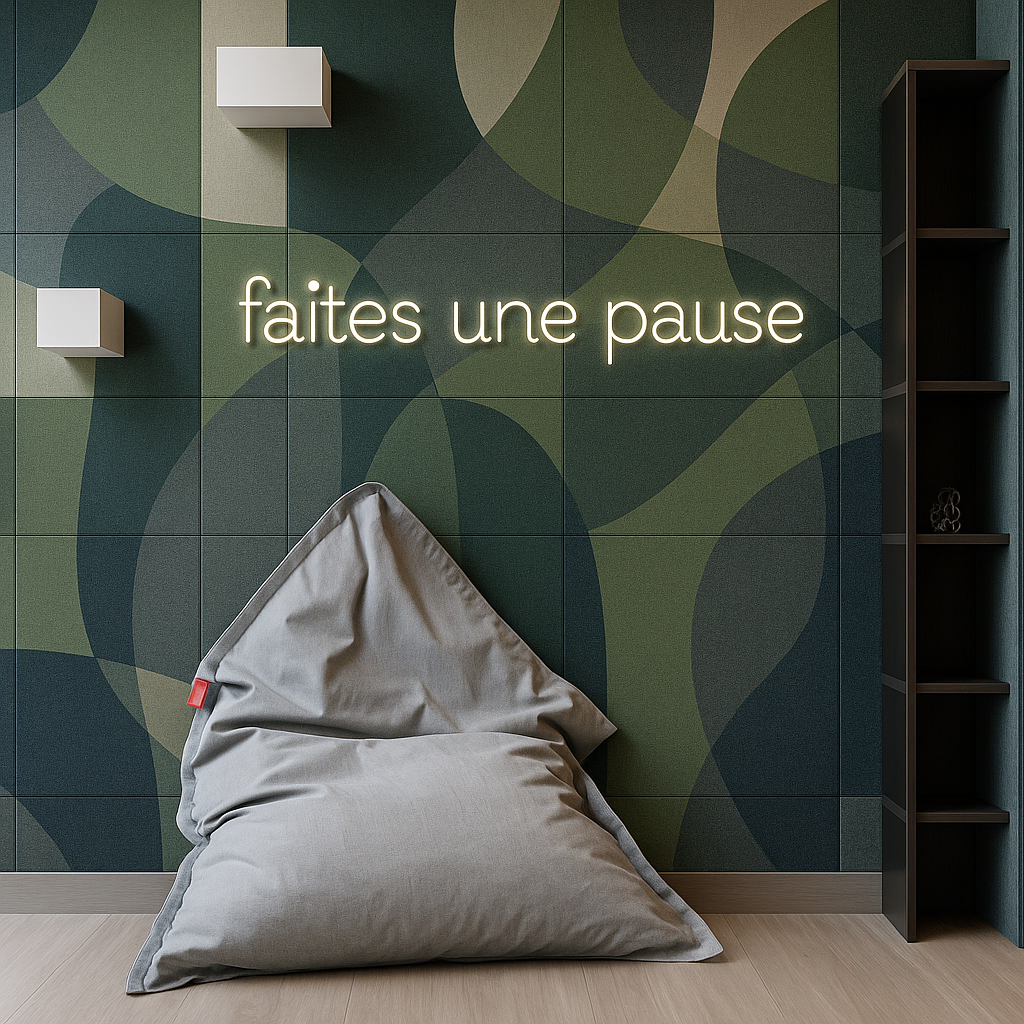 Salle de pause décor